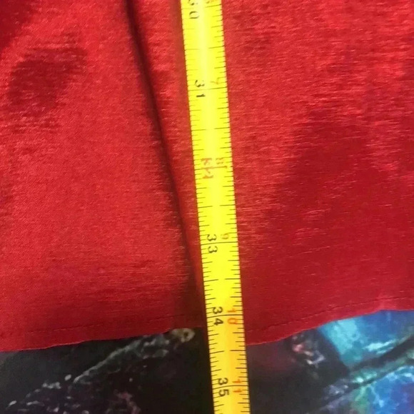 B.Darlin formal dress ruby red plus size 17 - Picture 8 of 9